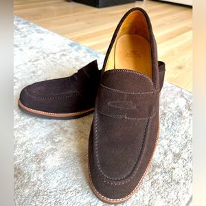 Peter Millar Dark Brown Suede Shoes